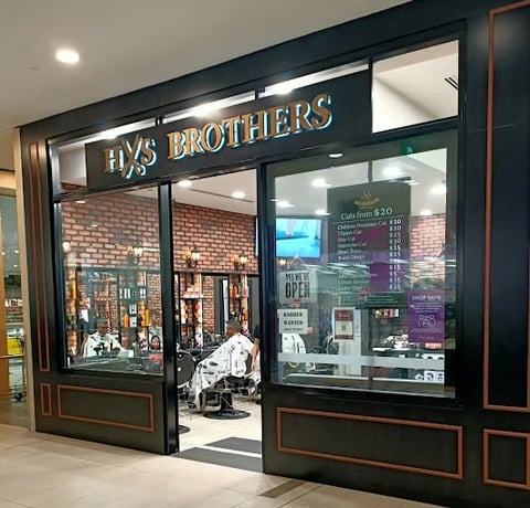 HVS Brothers barbershop storefront